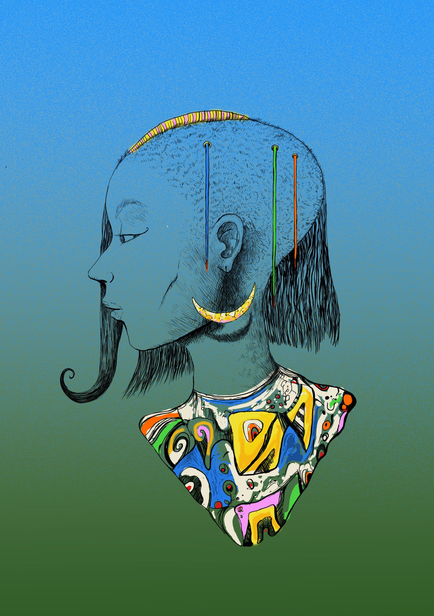 Moon earing (delta version)